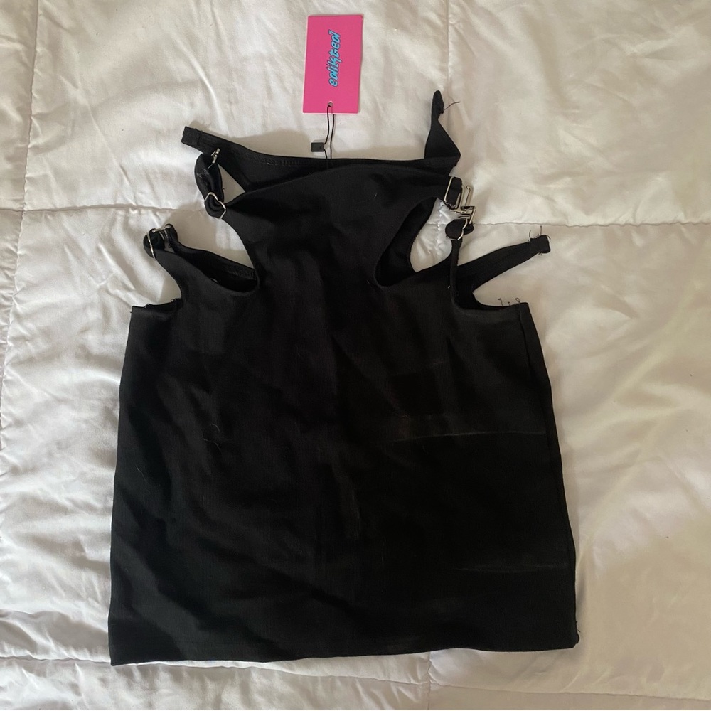 NWT EDIKTED BLACK TOP